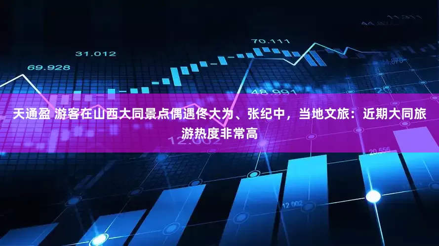 天通盈 游客在山西大同景点偶遇佟大为、张纪中，当地文旅：近期大同旅游热度非常高